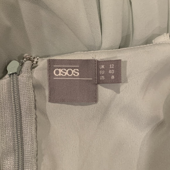 💫 Ethereal pastel off-shoulder ASOS dress 💫 - Picture 5 of 5